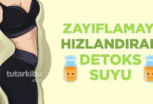 Zayıflamayı hızlandıran detoks suyu tarifi